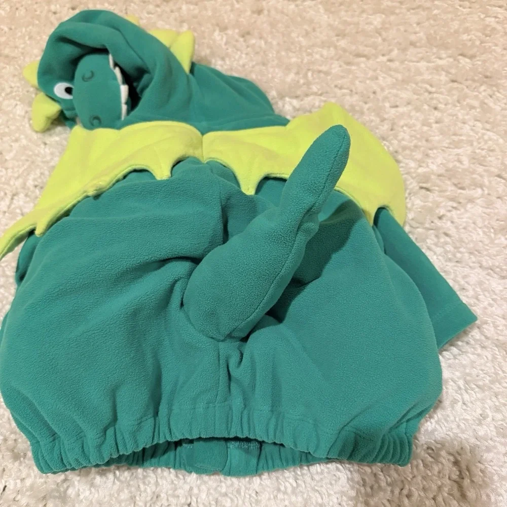 Carter's Baby Halloween Costume Dragon Dinosaur Green 3-6 Months - Picture 5 of 6